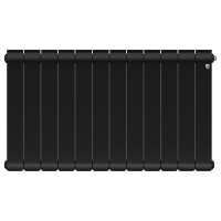 Биметаллический радиатор отопления Royal Thermo Infinity 500 12 секций Noir Sable в ДНР