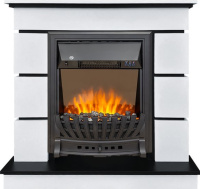 Каминокомплект Royal Flame Modern (Разборный) с очагом Aspen Black белый с черным в ДНР