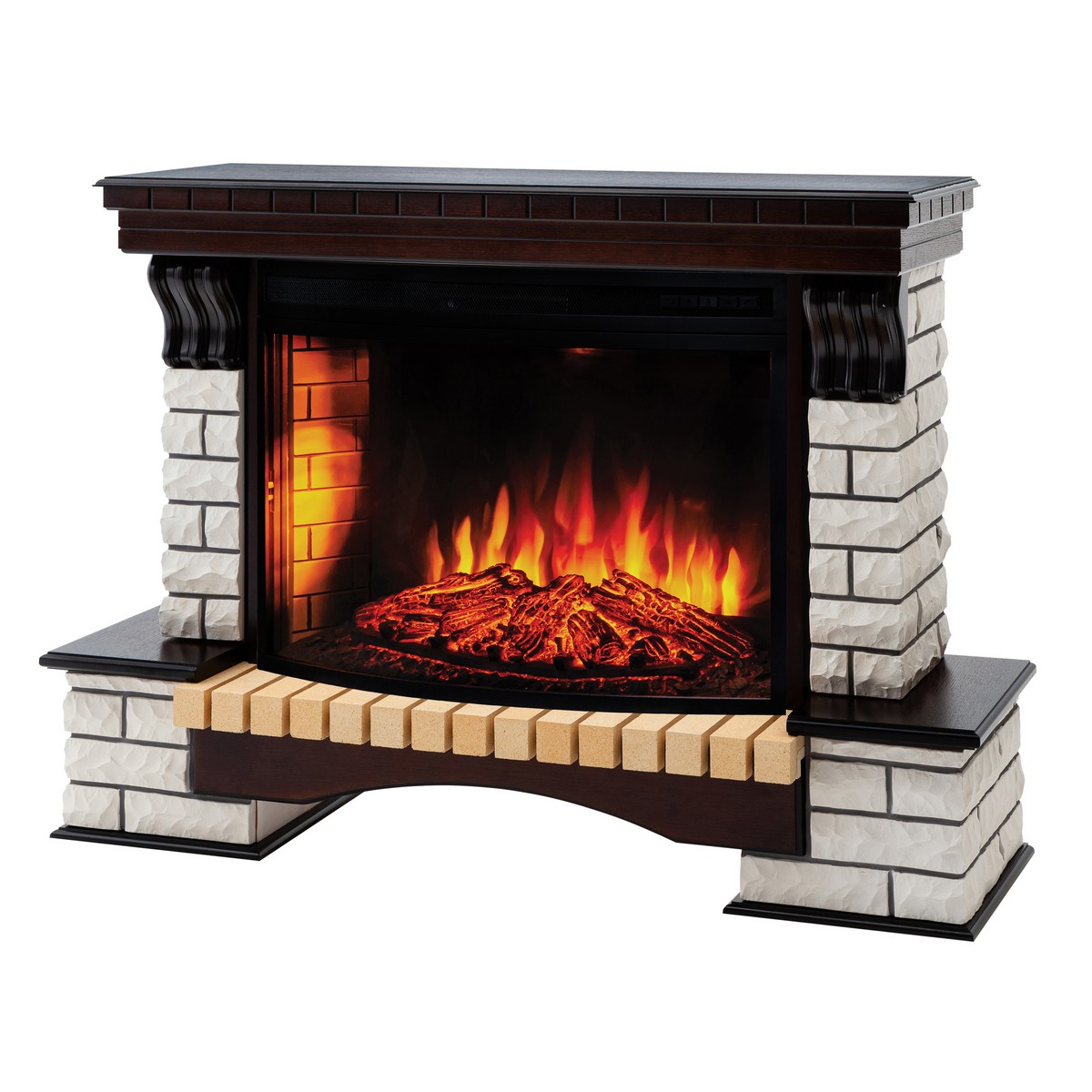 Электрокамин RealFlame Country 33/33W AO античный дуб с очагом Firespace 33 S IR Электрокамин RealFlame Country 33/33W AO античный дуб с очагом Firespace 33 S IR