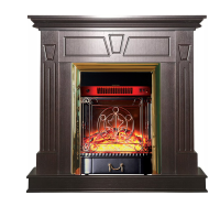 Каминокомплект Interflame Берта с очагом Majestic FX M Brass темный дуб в ДНР
