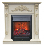 Каминокомплект RealFlame Anita STD/EUG WTG с очагом Majestic Lux Black S в ДНР