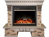 Каминокомплект RealFlame Sorento 25,5 с очагом MoonBlaze S LUX Brass в ДНР