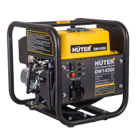 Инверторный генератор Huter DN 1450i (1300 Вт, вес 12,5 кг, Ручной стартер, 2л бензобак)