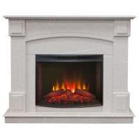 Каминокомплект RealFlame Carolina 25.5/24 WT F714 c очагом Evrika LED в ДНР