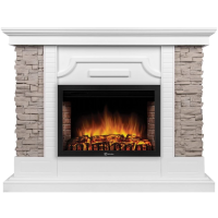 Каминокомплект Firelight Florida 25 с очагом Electrolux EFP/P-2520LS белый/серый в ДНР
