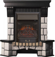 Каминокомплект Interflame Экстер М венге угловой с очагом Majestic FX M Black в ДНР