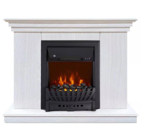 Каминокомплект Хорошие Камины Марс с очагом Royal Flame Aspen Black белое дерево в ДНР