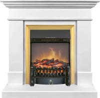 Каминокомплект Royal Flame California STD CRM (Разборный) с очагом Fobos FX Brass санд сноу в ДНР