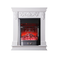 Каминокомплект Interflame Берта Люкс с очагом Majestic FX M Black белый в ДНР