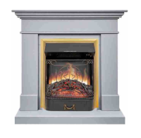 Каминокомплект Royal Flame California STD CRM (Разборный) с очагом Majestic FX Brass санд смоук в ДНР