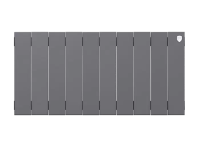 Биметаллический радиатор отопления Royal Thermo PianoForte 300 10 секций Silver Satin