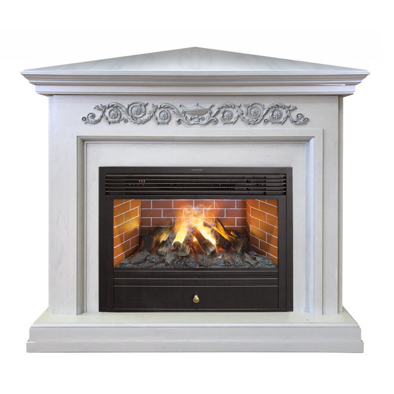 Каминокомплект RealFlame Leticia Corner 26 WT с очагом 3D Novara в ДНР