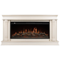 Каминокомплект Royal Thermo Aurora RTFP/P-AR40LS + портал Firelight Olympia 42/40/36 слоновая кость с патиной в ДНР