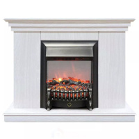 Каминокомплект Хорошие Камины Марс с очагом RealFlame Fobos Lux BL S белое дерево в ДНР