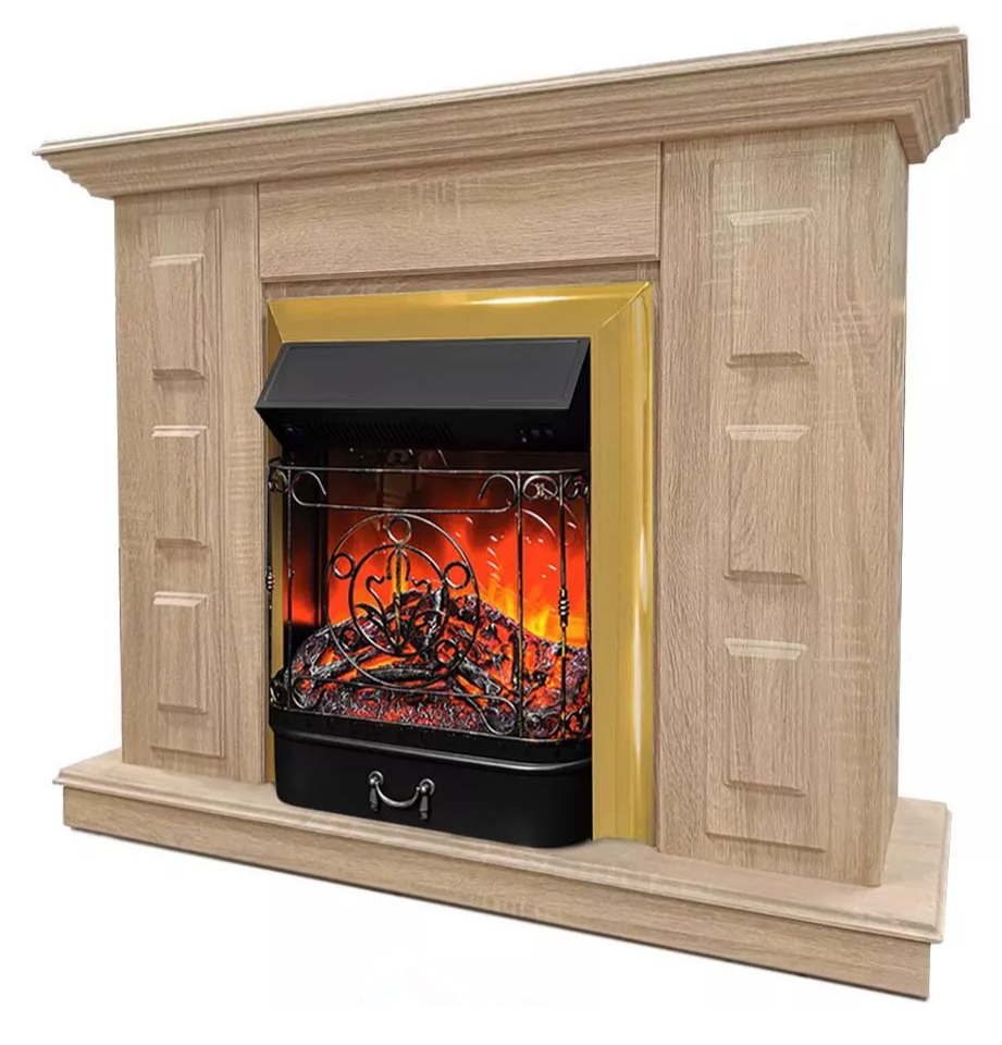 Каминокомплект Хорошие Камины Юпитер с очагом RealFlame Majestic Lux BR S сосна в ДНР