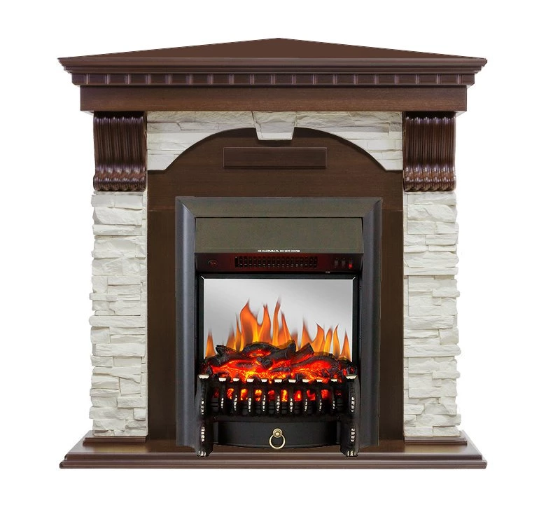 Каминокомплект Royal Flame Dublin угловой с очагом Fobos FX M Black в ДНР