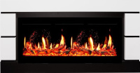 Каминокомплект Royal Flame Modern 42 с очагом 5D V-ART 40 белый с черным в ДНР