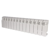 Радиатор алюминиевый Global VOX-R 200 14 секций боковое подключение белый RAL 9010 в ДНР