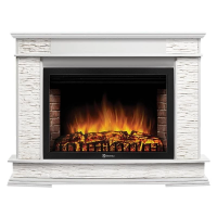 Каминокомплект Firelight Scala 30 с очагом Electrolux EFP/P-3020LS сланец скалистый белый/шпон белый дуб в ДНР