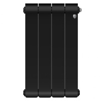 Биметаллический радиатор отопления Royal Thermo Infinity 500 4 секции Noir Sable в ДНР
