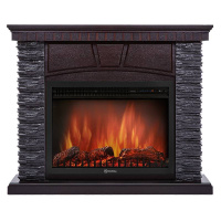 Каминокомплект Firelight Porto 30 с очагом Electrolux EFP/P-3020LS камень черный/шпон венге в ДНР