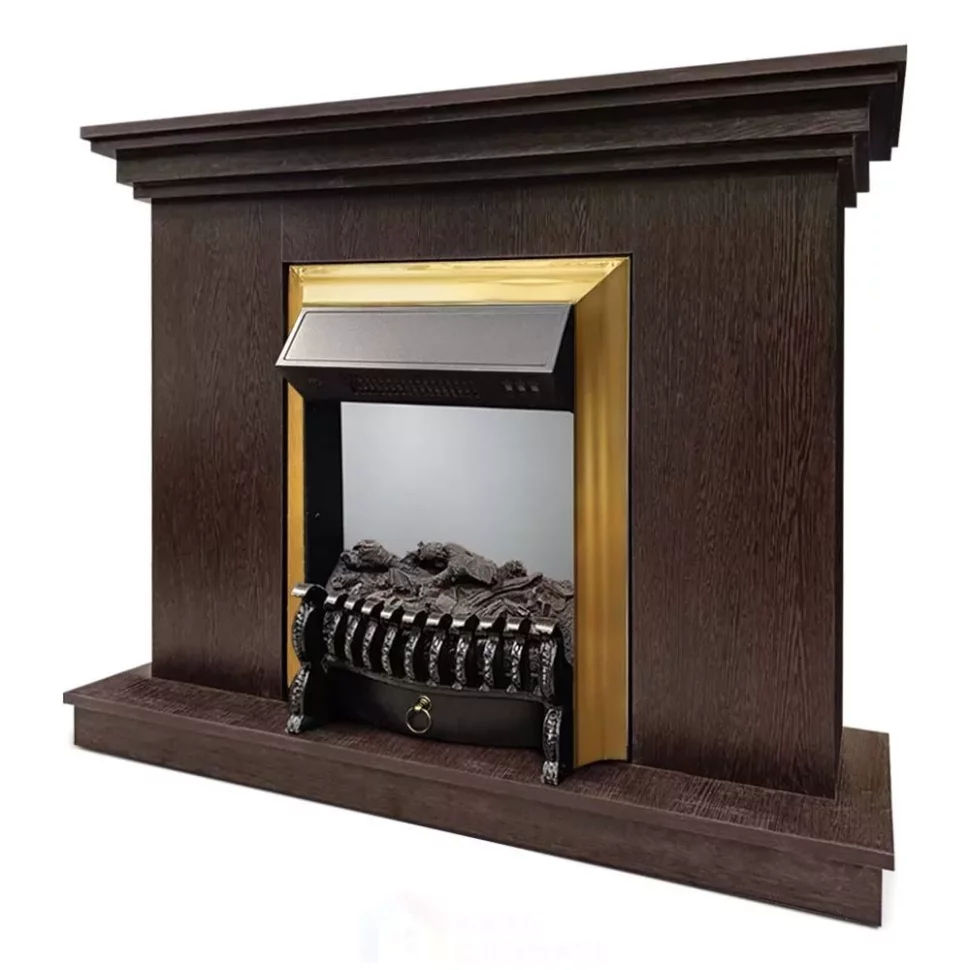 Каминокомплект Хорошие Камины Марс с очагом RealFlame Fobos Lux BR S венге в ДНР