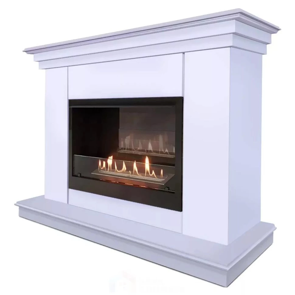 Каминокомплект Хорошие Камины Марс с очагом Firelight BFP/P-2520 белый в ДНР