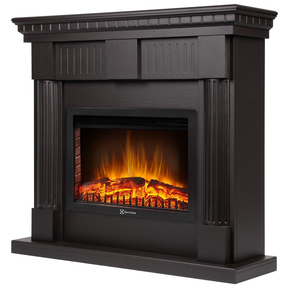 Каминокомплект Firelight Colonna 25 с очагом Electrolux EFP/P-2520LS шпон венге в ДНР