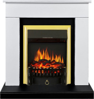 Каминокомплект Royal Flame Bergen c очагом Fobos FX Brass черно-белый в ДНР