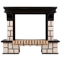 Портал каминный из МДФ RealFlame Stone 26 AO античный дуб, МДФ, классический стиль