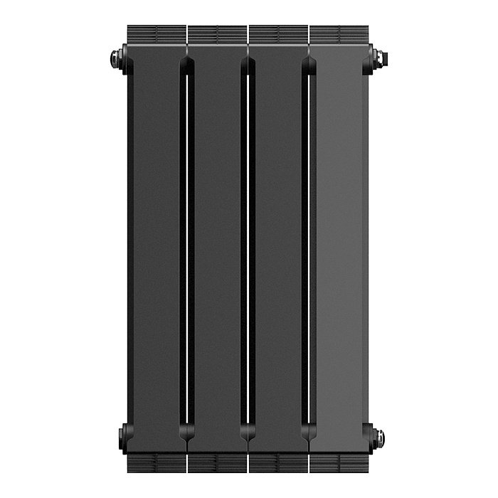Биметаллический радиатор отопления Royal Thermo PianoForte 500 черный 4 секции в ДНР