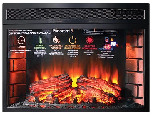 Каминокомплект Interflame Рим с очагом Panoramic 25 LED FX белый в ДНР