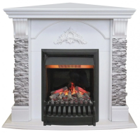 Каминокомплект RealFlame Athena Corner GR STD/EUG/25/25'5 WT с очагом 3D Oregan в ДНР