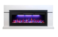 Каминокомплект Interflame Гранд с очагом FreeSpace 55 LED FX QZ белый в ДНР