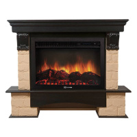 Каминокомплект Firelight Forte 30S с очагом Electrolux EFP/P-3020LS камень бежевый/шпон венге в ДНР