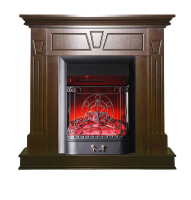 Каминокомплект Interflame Берта с очагом Majestic FX M Black дуб в ДНР