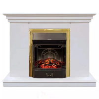 Каминокомплект Хорошие Камины Марс с очагом RealFlame Majestic Lux BR S белый в ДНР