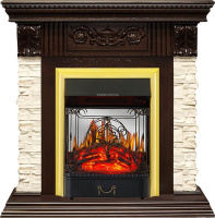 Каминокомплект Royal Flame Luxemburg с очагом Majestic FX M Brass в ДНР
