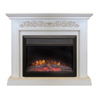 Каминокомплект RealFlame Leticia 26 WT с очагом MoonBlaze LUX Black в ДНР