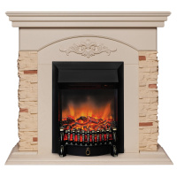 Электрокамин RealFlame Neapolis WT айвори с очагом Fobos Lux Black RC Электрокамин RealFlame Neapolis WT айвори с очагом Fobos Lux Black RC
