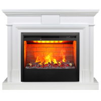 Электрокамин RealFlame Marco 25,5/26 WT белый с очагом 3D Helios 26 Электрокамин RealFlame Marco 25,5/26 WT белый с очагом 3D Helios 26