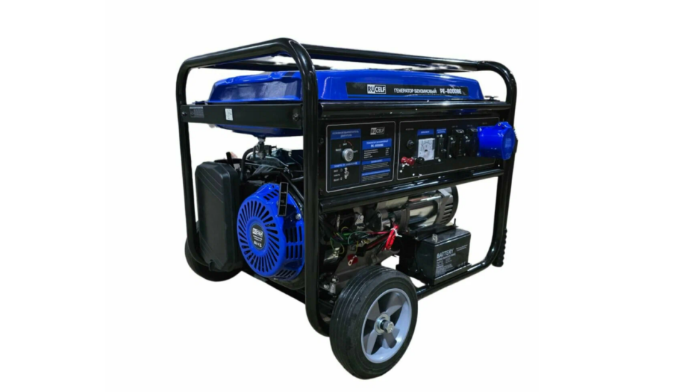 Бензиновый электрогенератор Rucelf PE-8000BE в ДНР