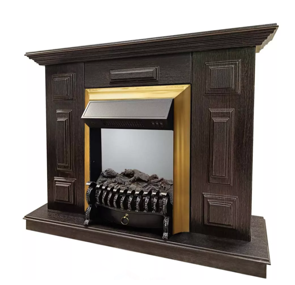 Каминокомплект Хорошие Камины Юпитер с очагом RealFlame Fobos Lux BR S венге в ДНР