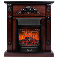 Электрокамин RealFlame Anita AO античный дуб с очагом Majestic Lux Black Электрокамин RealFlame Anita AO античный дуб с очагом Majestic Lux Black