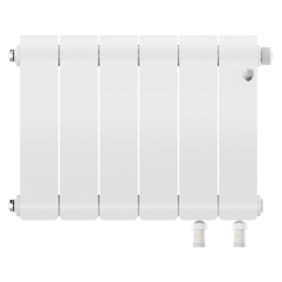 Биметаллический радиатор отопления Royal Thermo Infinity 300 Bianco Traffico VR80 6 секций в ДНР