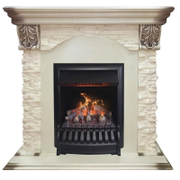 Каминокомплект RealFlame Dublin LUX STD/EUG WT с очагом 3D Oregan в ДНР