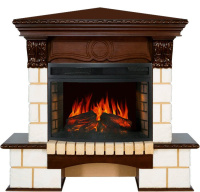 Каминокомплект Royal Flame Pierre Luxe шампань угловой c очагом Dioramic 25 FX в ДНР