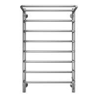 Электрический полотенцесушитель Terminus Полка П8 500х850 quick touch