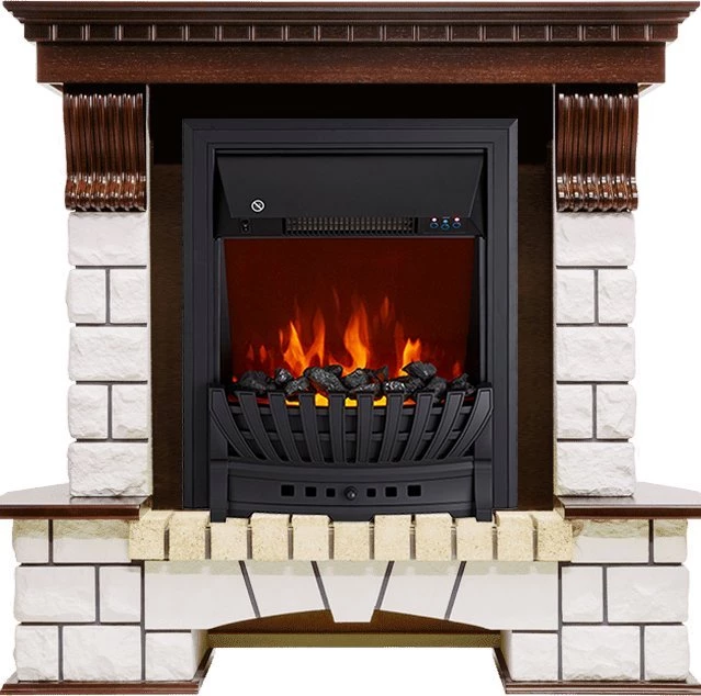 Каминокомплект Royal Flame Pierre Luxe с очагом Aspen Black в ДНР