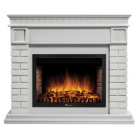 Каминокомплект Firelight Bricks 30 с очагом Electrolux EFP/P-3020LS N камень белый/белая эмаль в ДНР